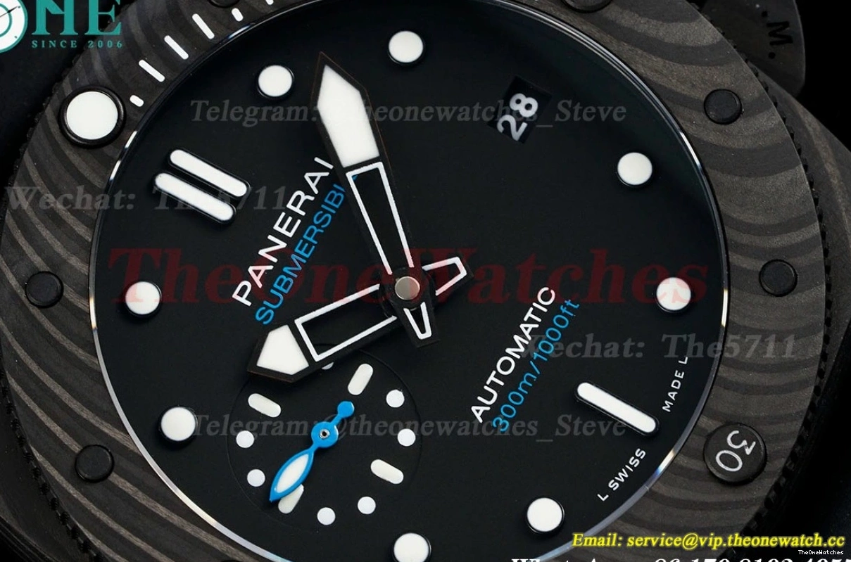 Black Submersible Carbon RU Dial P900 VSF 42MM PAM2231 0209